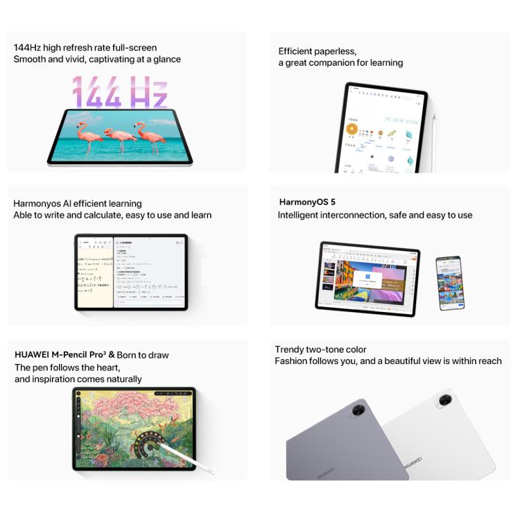 HUAWEI MatePad 11.5 S 2025 WiFi Dynamic Edition, 8GB+256GB, HarmonyOS 5.0 Hisilicon Kirin T92C, Not Support Google Play