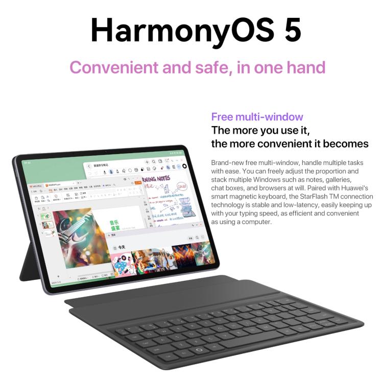 HUAWEI MatePad 11.5 S 2025 WiFi Dynamic Edition, 12GB+256GB, HarmonyOS 5.0 Hisilicon Kirin T92C, Not Support Google Play