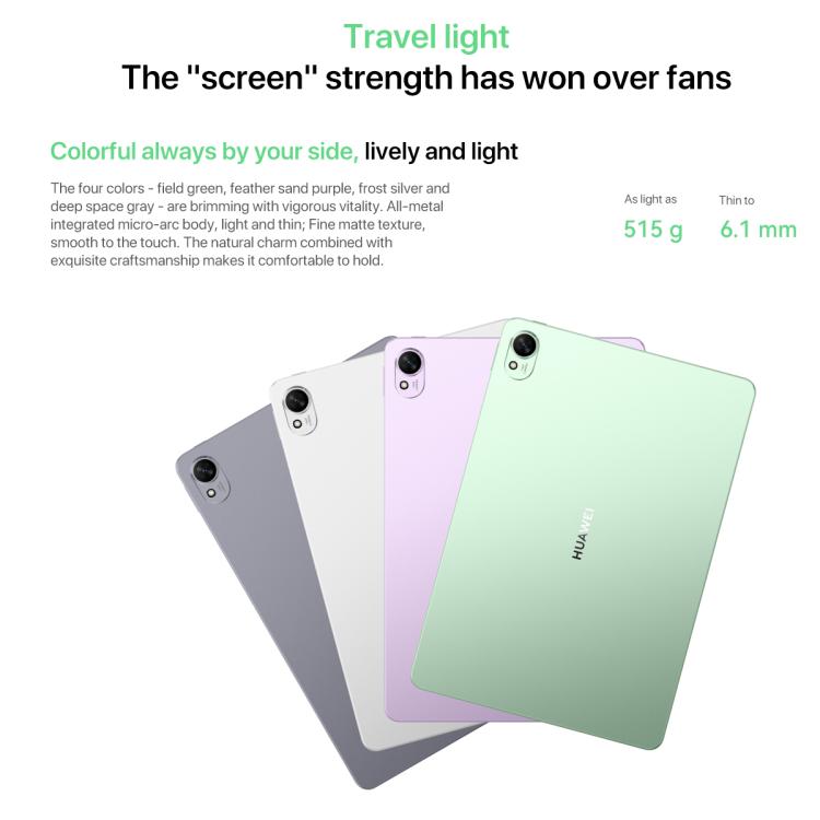 HUAWEI MatePad 11.5 S 2025 WiFi Soft Light Edition, 12GB+512GB, HarmonyOS 5.0 Hisilicon Kirin T92B, Not Support Google Play