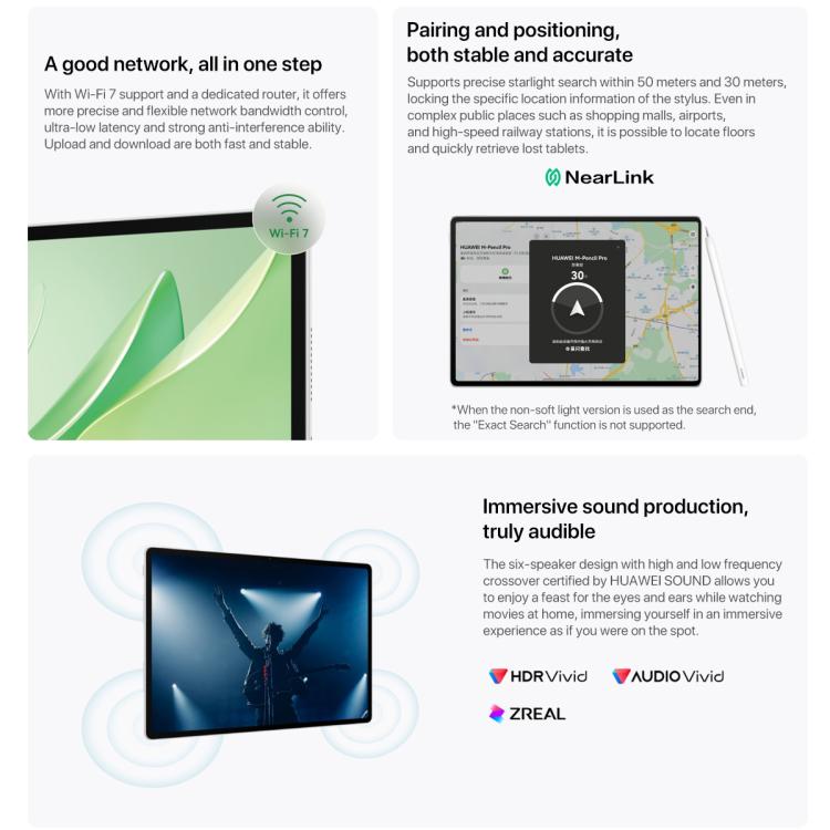 HUAWEI MatePad Air 12 inch 2025 WiFi, 12GB+512GB, HarmonyOS 5.0 Hisilicon Kirin T92B, Not Support Google Play