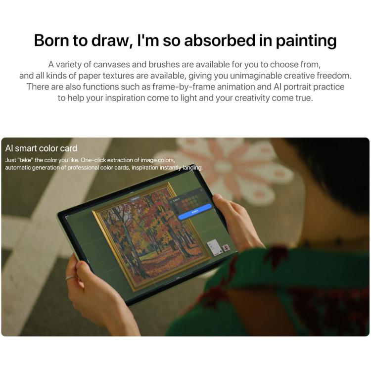 HUAWEI MatePad Air 12 inch 2025 WiFi Soft Light Edition, 12GB+512GB, HarmonyOS 5.0 Hisilicon Kirin T92B, Not Support Google Play