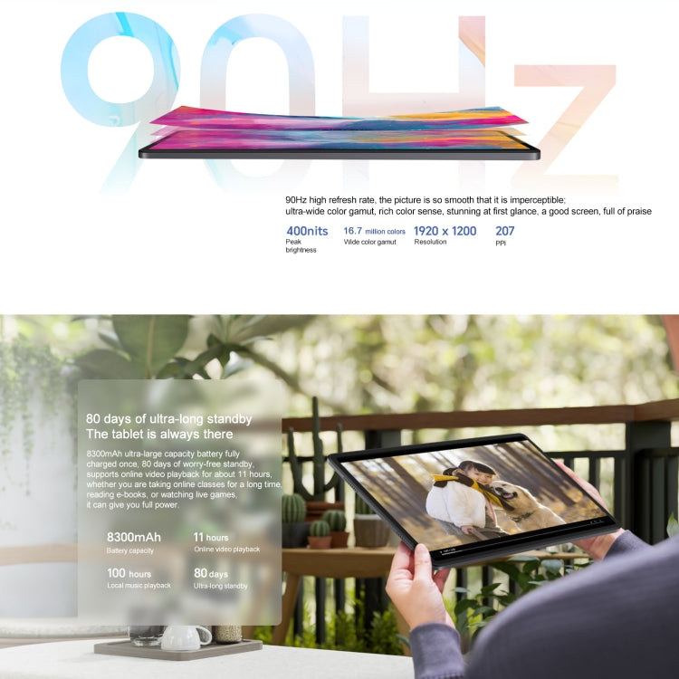 Honor Pad X9 WiFi Tablet PC, 11 inch 8GB+256GB MagicOS 8.0 Qualcomm Snapdragon 680 Octa Core