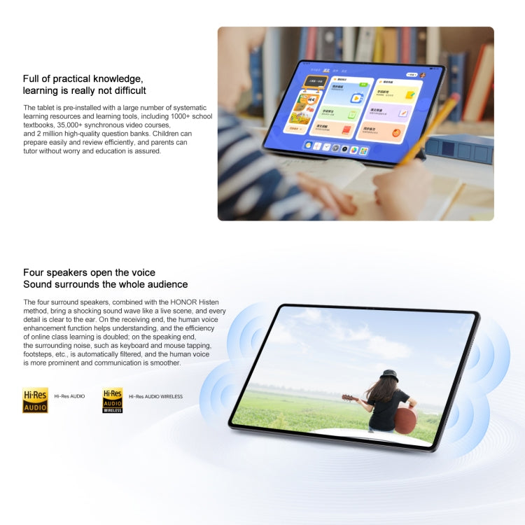 Honor Pad X9 WiFi Tablet PC, 11 inch 8GB+256GB MagicOS 8.0 Qualcomm Snapdragon 680 Octa Core