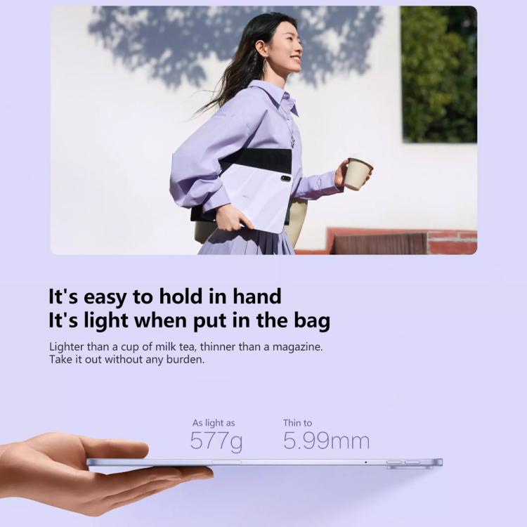 OPPO Pad 5 12.1 inch Soft Light Screen Tablet PC, 8GB+256GB, ColorOS 16.0 MediaTek Dimensity 9400+ Octa Core