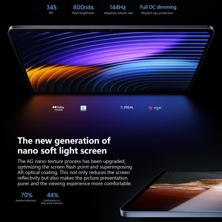 Xiaomi Pad 8 Pro 11.2 inch Soft Light Screen, 12GB+256GB, HyperOS 3 Qualcomm Snapdragon 8 Elite Octa Core