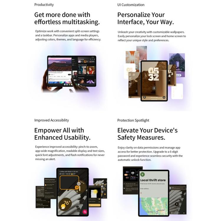 Teclast P85 Tablet PC 8 inch WiFi6, 3GB+64GB, Android 15 Allwinner A333 5-Core(Mint Green)