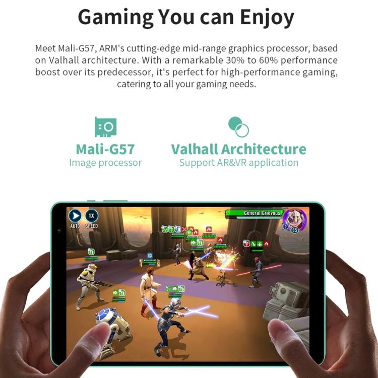 Teclast P85 Tablet PC 8 inch WiFi6, 3GB+64GB, Android 15 Allwinner A333 5-Core(Mint Green)