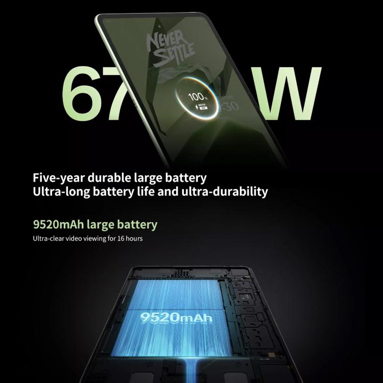 OnePlus Pad 11.61 inch Tablet PC, 12GB+256GB, ColorOS 15.0 Dimensity 8350 Octa Core