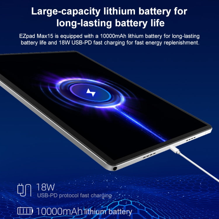 Jumper EZpad Max15 Tablet PC, 8GB+256GB, 15 inch Android 14 OS MediaTek MT8781 Octa Core Network: 4G, US Plug