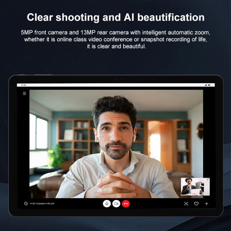 Jumper EZpad M10 HD Tablet PC, 4GB+128GB, 10.1 inch Android 13 OS Unisoc T606 Octa Core Network: 4G, US Plug