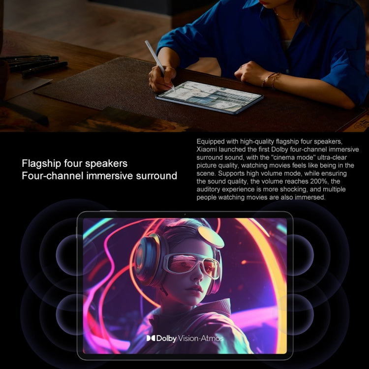 Xiaomi Pad 7 11.2 inch, 8GB+128GB, HyperOS 2 Qualcomm Snapdragon 7+ Gen3 Octa Core