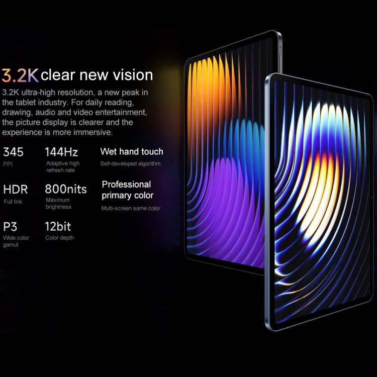Xiaomi Pad 7 Pro 11.2 inch Soft Light Screen, 12GB+256GB, HyperOS 2 Qualcomm Snapdragon 8s Gen3 Octa Core