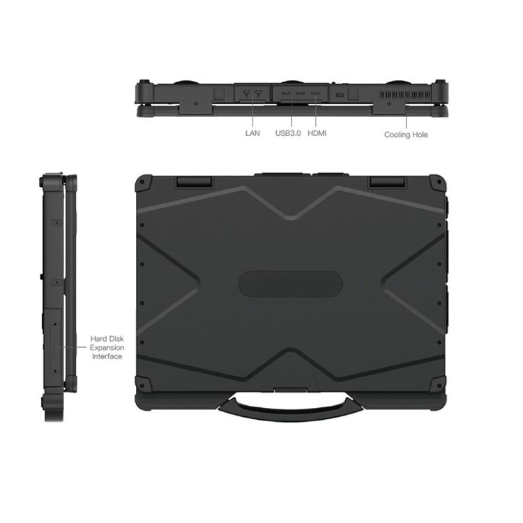 UNIWA ULAP R14 Rugged Laptop, 8GB+256GB, 14 inch Windows 10 Home Intel Core i5-8250U, AU Plug