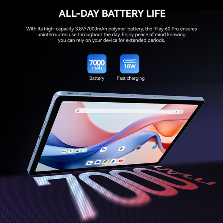 ALLDOCUBE iPlay 60 Pro 4G LTE Tablet PC, 6GB+128GB, 11 inch Android 14 MediaTek Helio G99 Octa Core Support Dual SIM