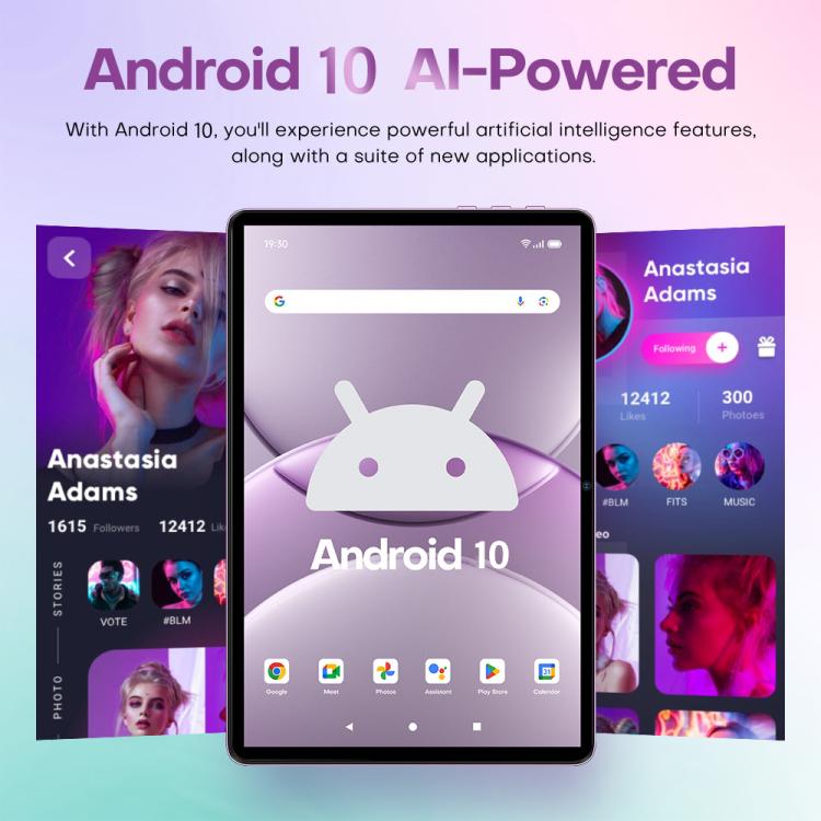 Pad 9 Ultra 10.1 inch 3G Phone Call Tablet PC, 2GB+32GB, Android 10 MTK6737 Quad Core, US Plug