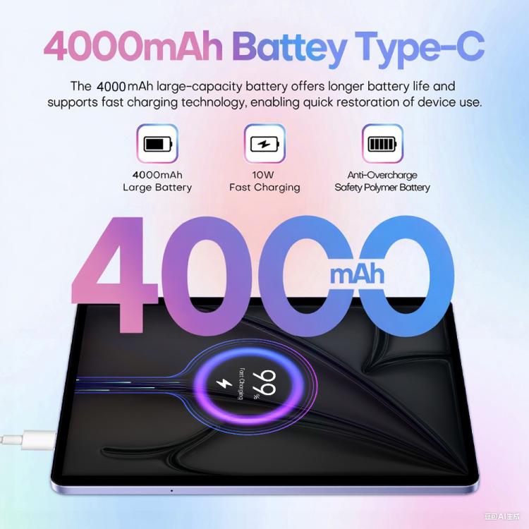 Pad 8 Pro 10.1 inch 4G LTE Tablet PC Combo Set, 4GB+32GB, Android 10 MT6755 Octa Core, with Keyboard / Mouse / Leather Case, US Plug