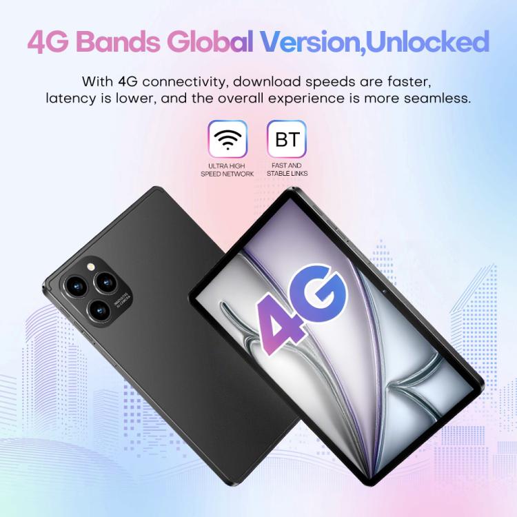 Pad 8 Pro 10.1 inch 4G LTE Tablet PC Combo Set, 4GB+32GB, Android 10 MT6755 Octa Core, with Keyboard / Mouse / Leather Case, EU Plug