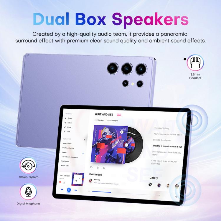 Pad 9 Pro 10.1 inch 4G LTE Tablet PC Combo Set, 4GB+32GB, Android 10 MT6755 Octa Core, with Keyboard / Mouse / Leather Case, EU Plug