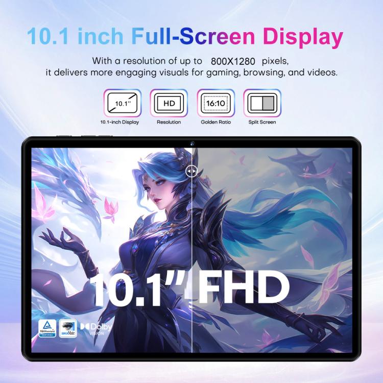 Pad 9 Pro 10.1 inch 4G LTE Tablet PC Combo Set, 4GB+32GB, Android 10 MT6755 Octa Core, with Keyboard / Mouse / Leather Case, EU Plug