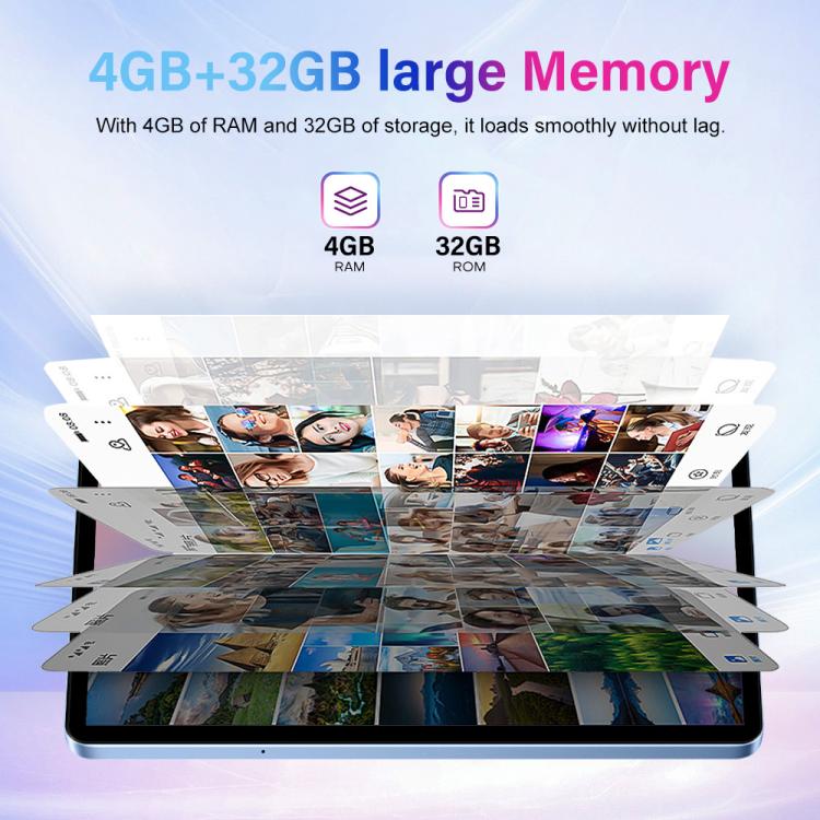 Pad 9 Pro 10.1 inch 4G LTE Tablet PC Combo Set, 4GB+32GB, Android 10 MT6755 Octa Core, with Keyboard / Mouse / Leather Case, UK Plug