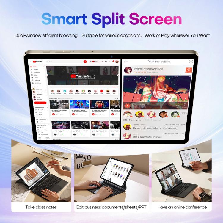 Pad 9 Pro 10.1 inch 4G LTE Tablet PC Combo Set, 4GB+32GB, Android 10 MT6755 Octa Core, with Keyboard / Mouse / Leather Case, UK Plug