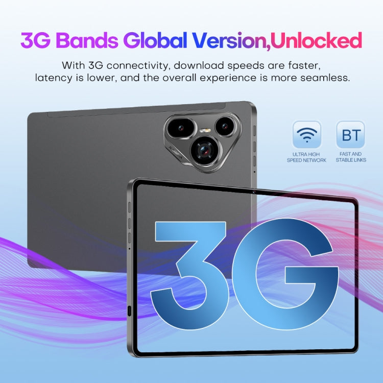 Pad7 Ultra 10.1 inch 3G Phone Call Tablet PC, 2GB+32GB, Android 8.1 MTK6737 Quad Core, EU Plug (Black)