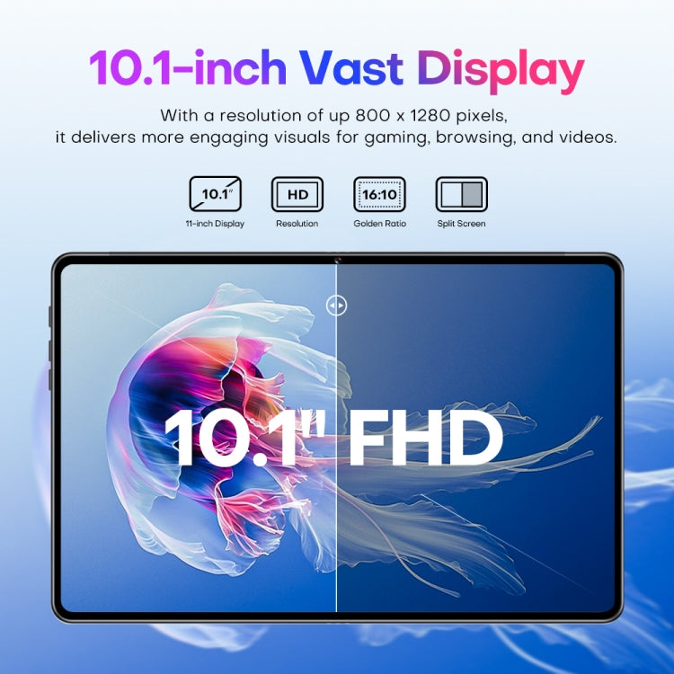 Pad7 Ultra 10.1 inch 3G Phone Call Tablet PC, 2GB+32GB, Android 8.1 MTK6737 Quad Core, EU Plug (Black)