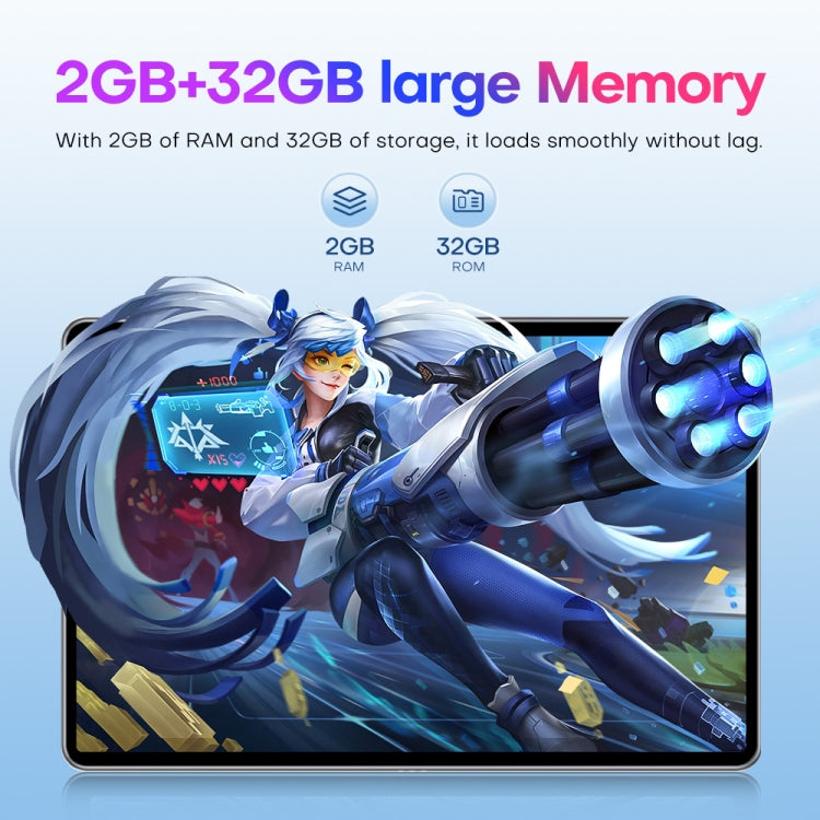 Pad7 Ultra 10.1 inch 3G Phone Call Tablet PC, 2GB+32GB, Android 8.1 MTK6737 Quad Core, EU Plug (Black)