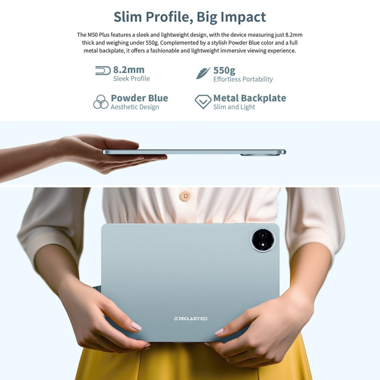 Teclast M50 Plus 4G LTE Tablet PC 10.1 inch, 6GB+128GB, Android 14 MediaTek Helio G85 Octa Core, Support Dual SIM