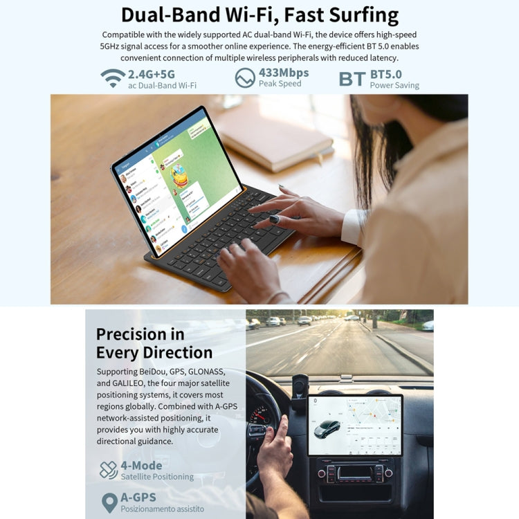 Teclast M50 Plus 4G LTE Tablet PC 10.1 inch, 6GB+128GB, Android 14 MediaTek Helio G85 Octa Core, Support Dual SIM