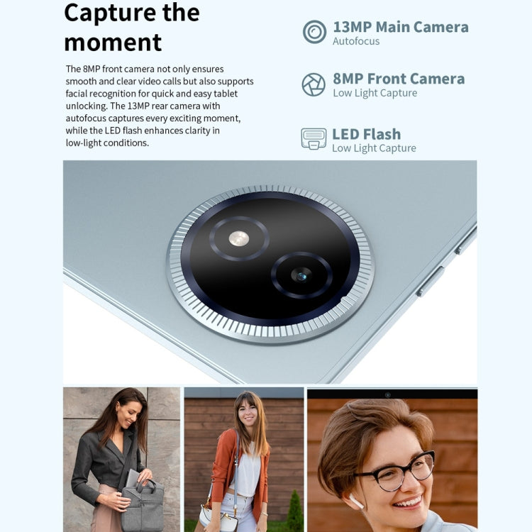 Teclast M50 Plus 4G LTE Tablet PC 10.1 inch, 6GB+128GB, Android 14 MediaTek Helio G85 Octa Core, Support Dual SIM