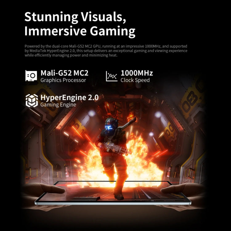 Teclast T60 Plus 4G LTE Tablet PC, 6GB+128GB, 12 inch Android 14 MediaTek Helio G88 Octa Core, Support Dual SIM