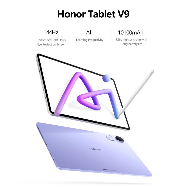 Honor Pad V9 WiFi Tablet PC, 11.5 inch 12GB+256GB MagicOS 9.0 Dimensity 8350 Ultra Octa Core