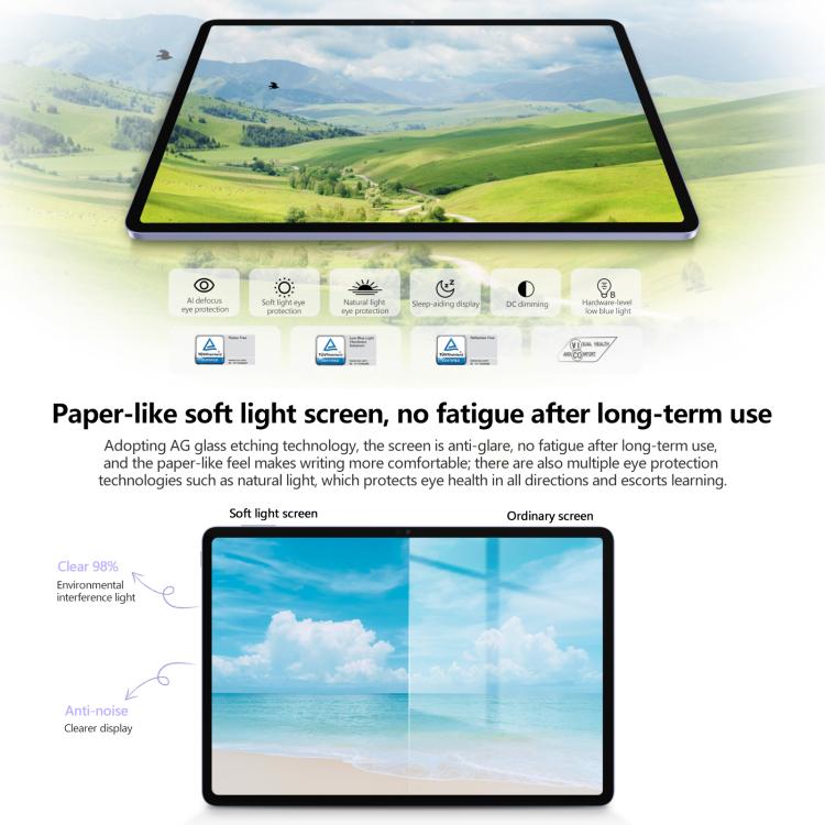 Honor Pad V9 Soft Light Screen WiFi Tablet PC, 11.5 inch 8GB+256GB MagicOS 9.0 Dimensity 8350 Ultra Octa Core