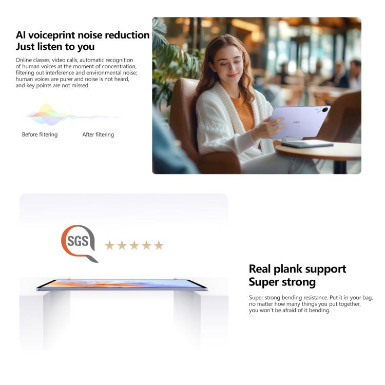 Honor Pad V9 Soft Light Screen WiFi Tablet PC, 11.5 inch 12GB+256GB MagicOS 9.0 Dimensity 8350 Ultra Octa Core