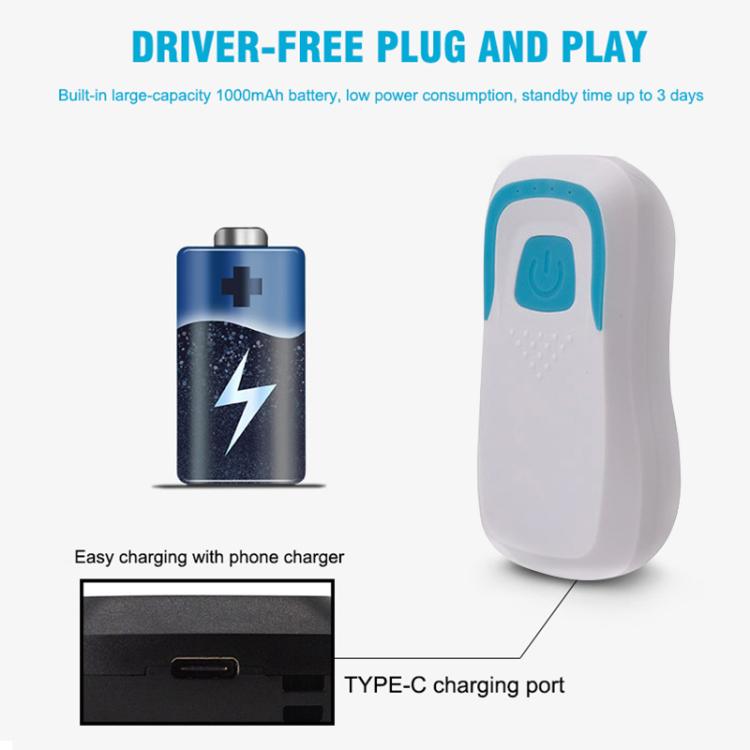 125KHz IC Card Reader Bluetooth RFID 1D/2D Code Scanning Access Control Key