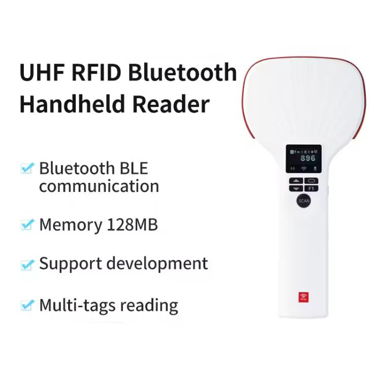 Long Range RFID UHF Portable Handheld Bluetooth Reader, Style: Standard