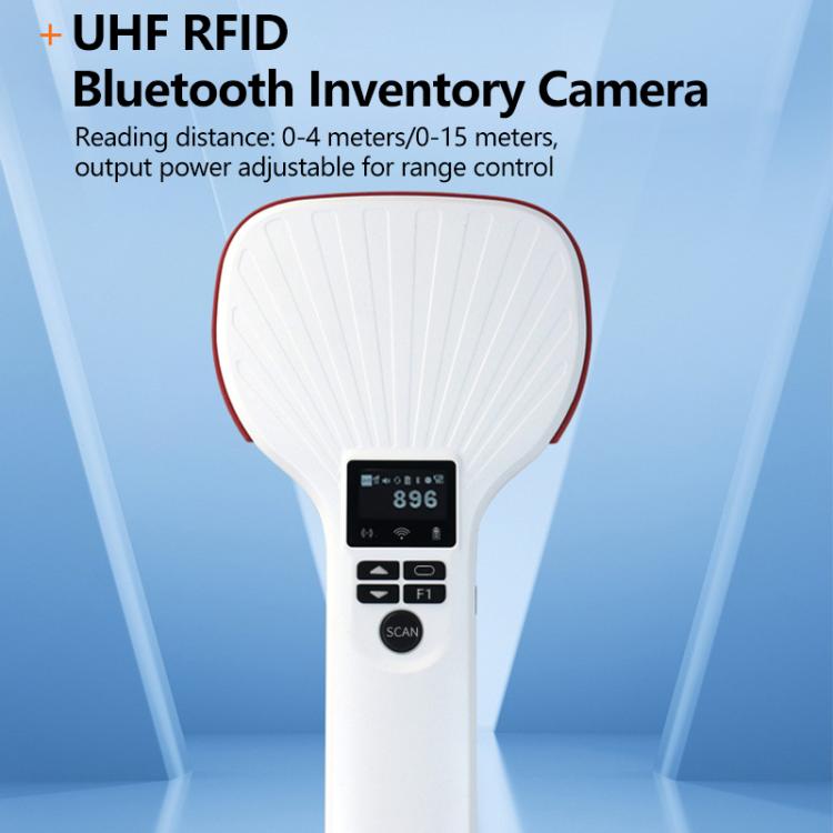 E710 Chip Long Range RFID UHF Portable Handheld Bluetooth Reader, Style: Enhanced