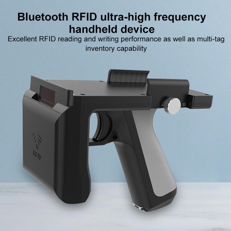 UHF RFID Radio Frequency High Performance Handheld Back Clip Bluetooth Communication Reader, Style: Bluetooth RFID Reader/Writer