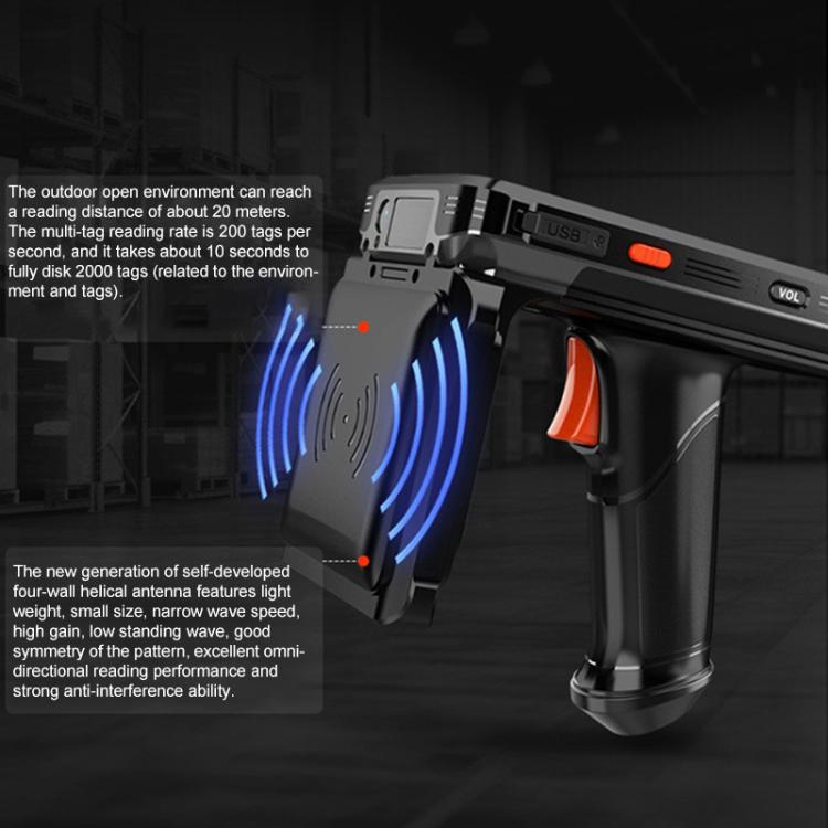 RFID UHF Handheld Intelligent Terminal PDA Scanner 915M Reader, Style: Standard Version