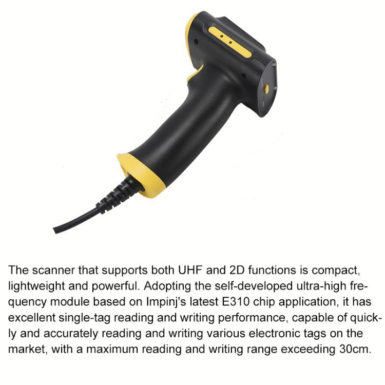 UHF RFID Handheld Card Reader Cash Register Settlement Scanner, Style: USB