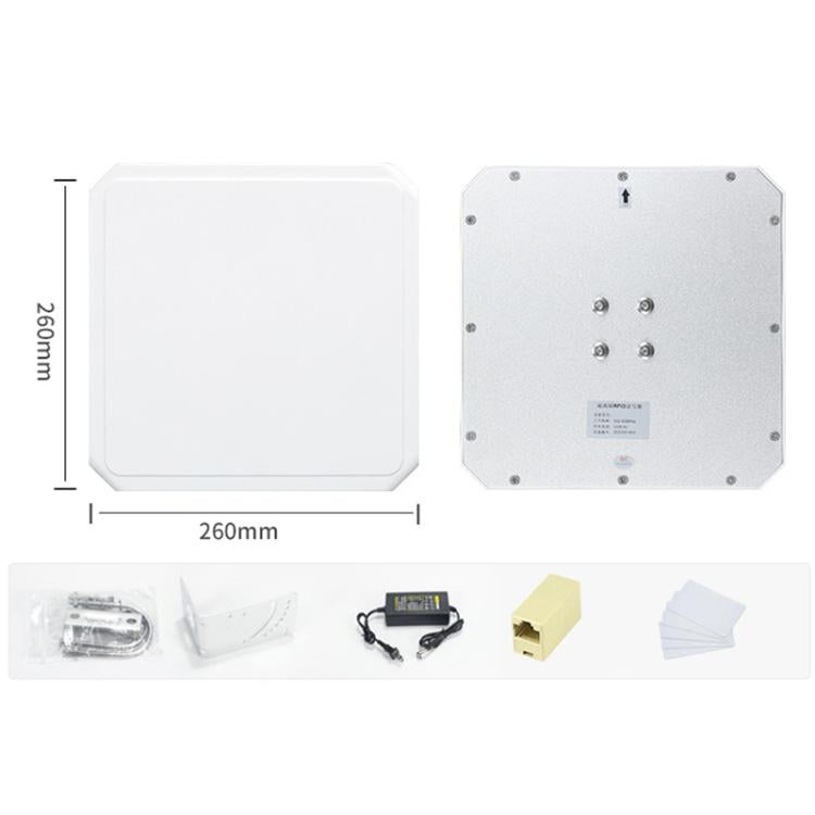 UHF RFID Long Range Integrated Reader with Built-in 9dBi Antenna, Style: Standard