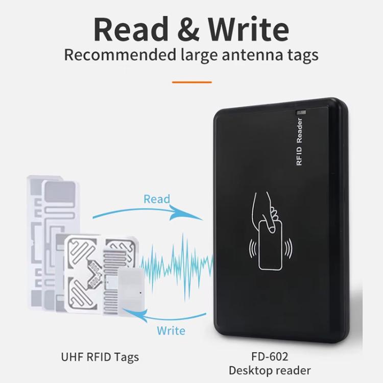 UHF RFID Desktop Reader / Writer Dual-Mode Output Electronic Tag Writer