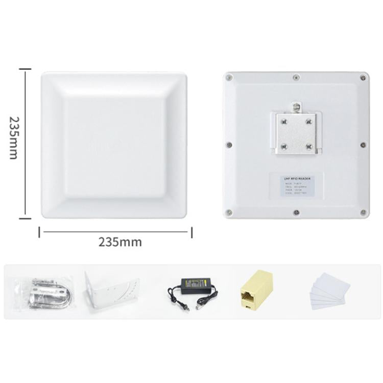 UHF Electronic Tag Identification RFID Reader / Writer 7dbi Antenna Integrated Reader, Style: RS232 Port