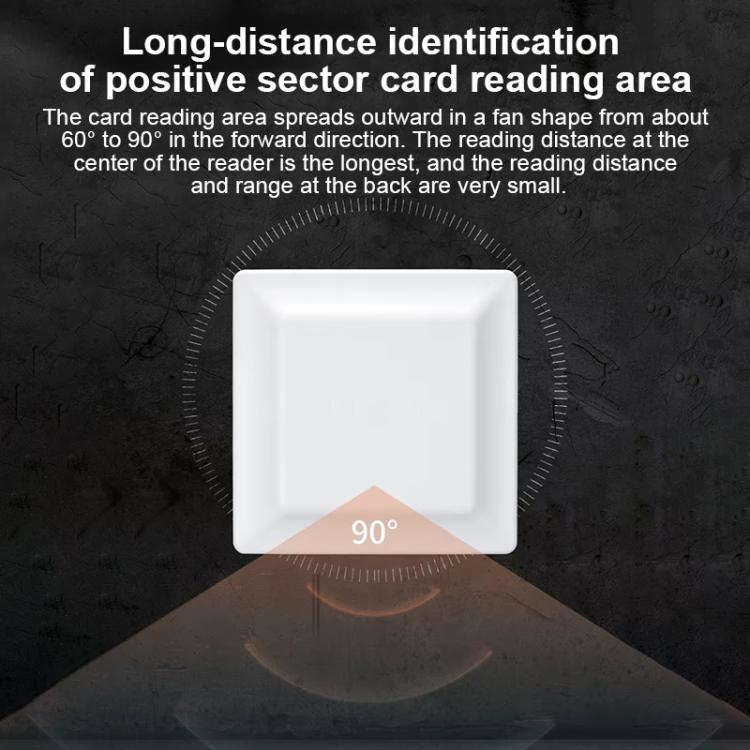 UHF Electronic Tag Identification RFID Reader / Writer 7dbi Antenna Integrated Reader, Style: RS232 Port