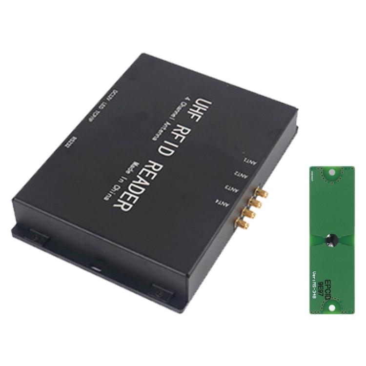 4-Channel UHF RFID Reader Writer, MODBUS Passive Temperature Sensor Reader for Electric Power Monitoring