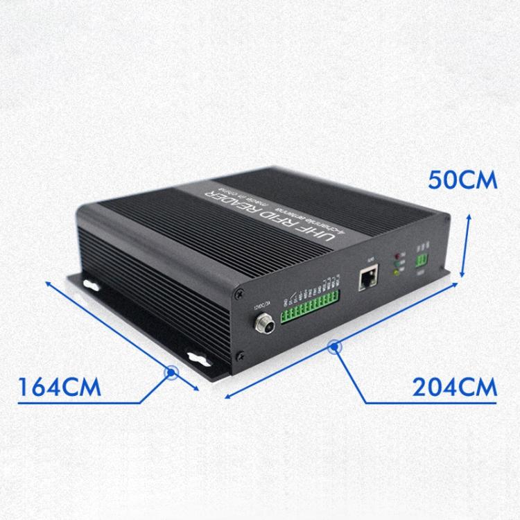 RFID 4-Channel UHF Long-Range Reader, Industrial Access Control & Warehouse Management RFID Reader / Writer