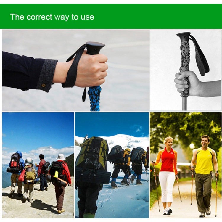 135cm Adjustable Portable Height Outdoor Aluminum Trekking Poles