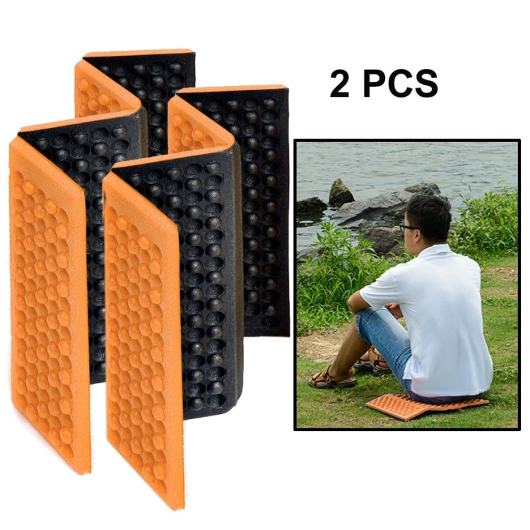 2 PCS Portable Folding Cellular Massage Cushion Outdoors Damp Proof Picnic Seat Mats EVA Pad