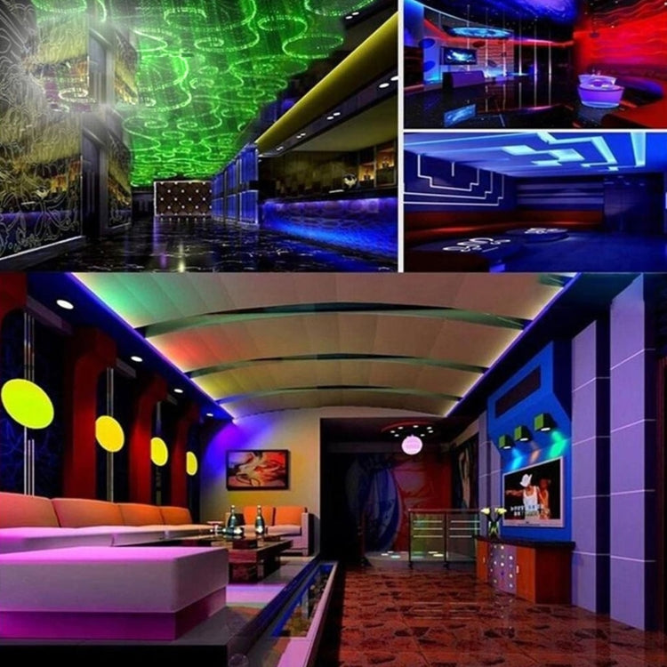 5M RGB LED Strip DC 12V SMD 2835 Non-Waterproof Flexible LED Light Tape Ribbon, 44-keys Remote Control